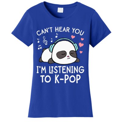 Can't Hear You I'm Listening to KPop Kawaii Women's T-Shirt