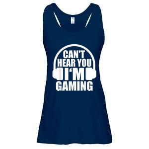 Cant Hear You Im Gaming Headset Video Games Gamer Ladies Essential Flowy Tank