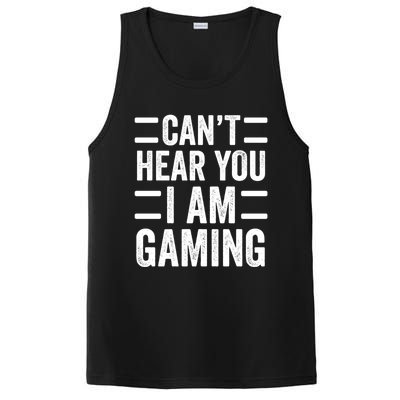 CanT Hear You I Am Gaming Funny Sarcastic Video Games Gamer Gift PosiCharge Competitor Tank