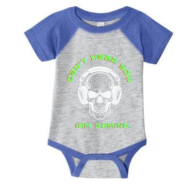 CanT Hear You IM Gaming For Gamers Gift Infant Baby Jersey Bodysuit