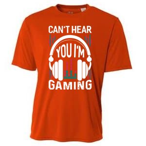 CanT Hear You IM Gaming Headset Gamer Meaningful Gift Cooling Performance Crew T-Shirt