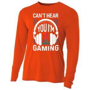 CanT Hear You IM Gaming Headset Gamer Meaningful Gift Cooling Performance Long Sleeve Crew