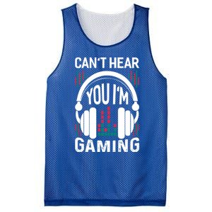 CanT Hear You IM Gaming Headset Gamer Meaningful Gift Mesh Reversible Basketball Jersey Tank