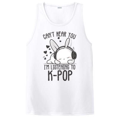 CanT Hear You IM Listening Kpop Rabbit Kpop Merchandise PosiCharge Competitor Tank