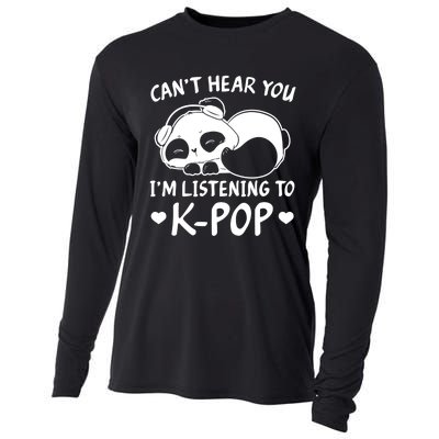 CanT Hear You IM Listening Kpop Rabbit Kpop Merchandise Cooling Performance Long Sleeve Crew