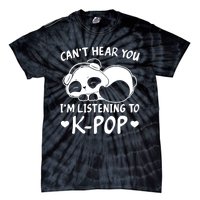 CanT Hear You IM Listening Kpop Rabbit Kpop Merchandise Tie-Dye T-Shirt