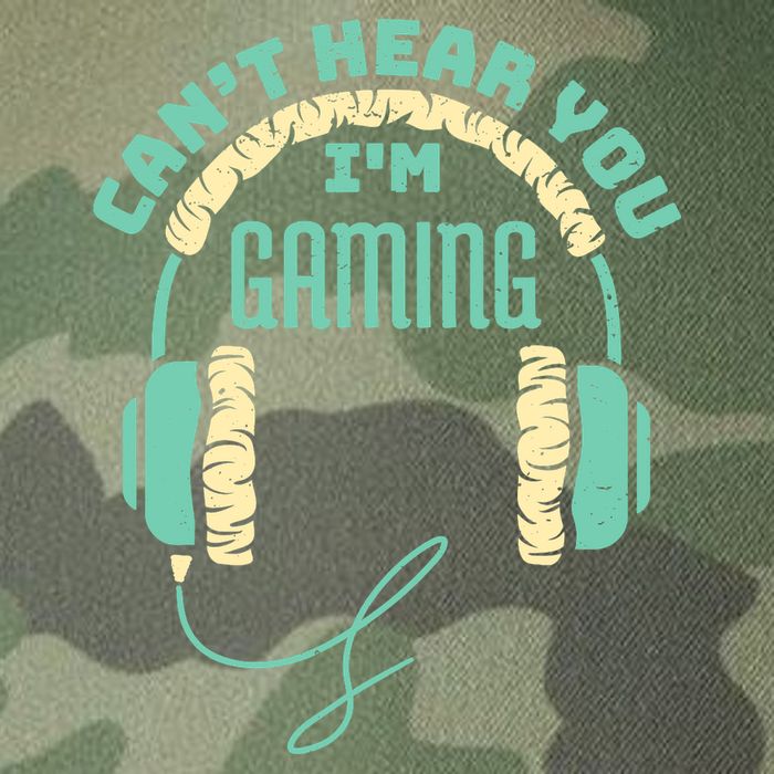 Can't Hear You I'm Gaming Computer and Video Games Legacy Tie Dye Trucker Hat