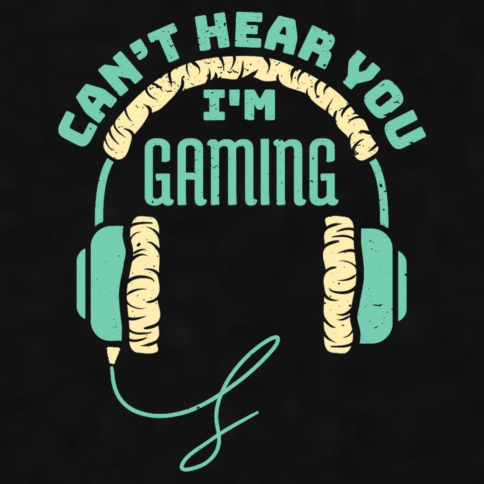 Can't Hear You I'm Gaming Computer and Video Games Ladies PosiCharge Tri-Blend Wicking Tank