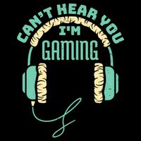 Can't Hear You I'm Gaming Computer and Video Games Impact Tech Backpack