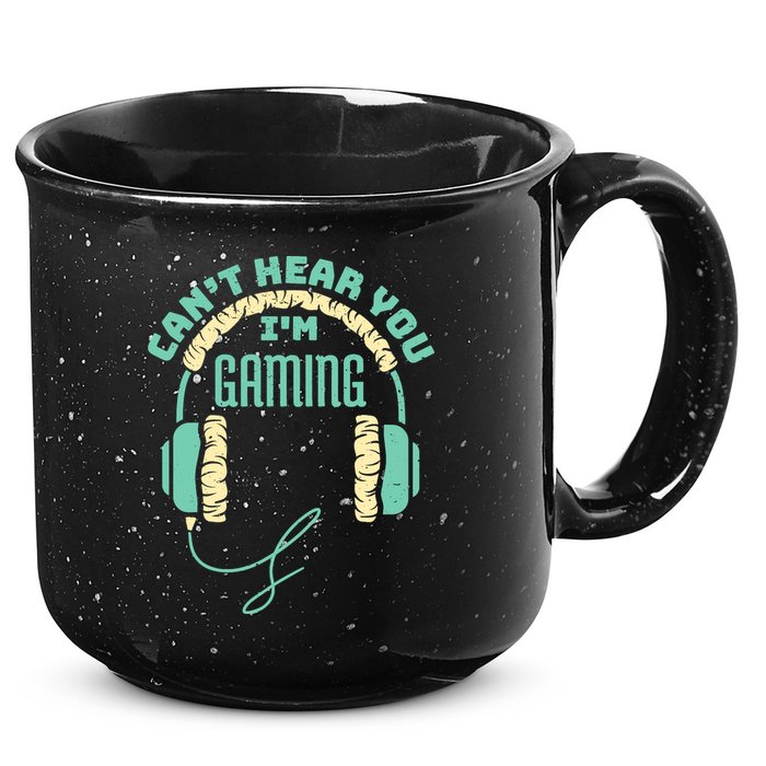 Can't Hear You I'm Gaming Computer and Video Games 15oz Campfire Ceramic Mug