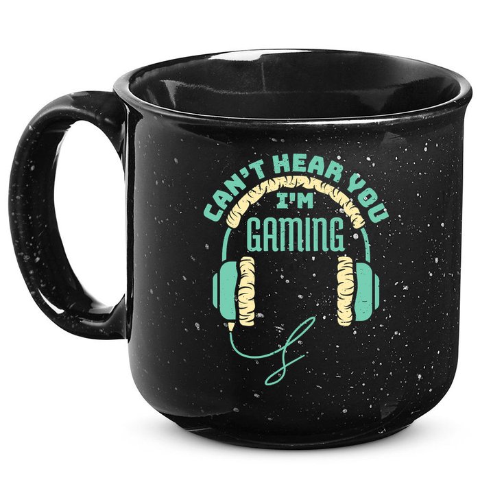Can't Hear You I'm Gaming Computer and Video Games 15oz Campfire Ceramic Mug