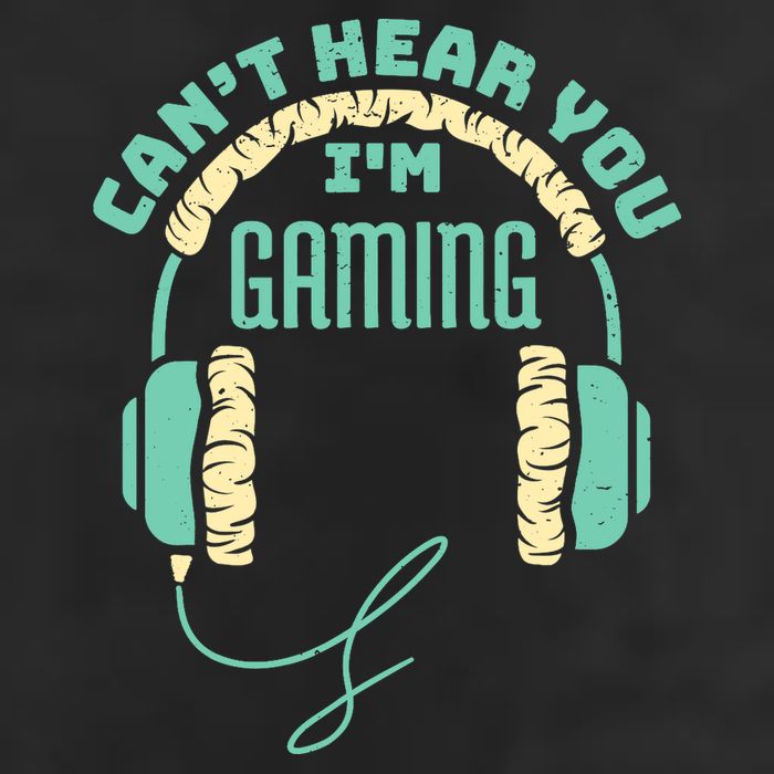 Can't Hear You I'm Gaming Computer and Video Games Microfiber Hand Towel