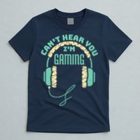 Can't Hear You I'm Gaming Computer and Video Games T-Shirt