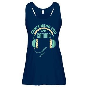 Can't Hear You I'm Gaming Computer and Video Games Ladies Essential Flowy Tank