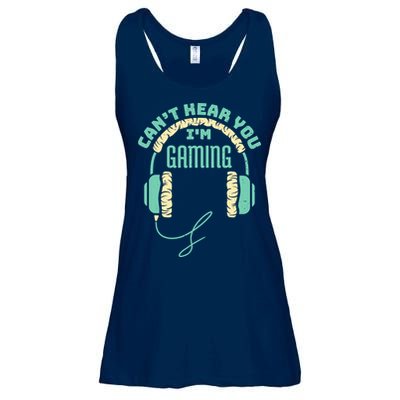 Can't Hear You I'm Gaming Computer and Video Games Ladies Essential Flowy Tank