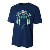 Can't Hear You I'm Gaming Computer and Video Games Performance Sprint T-Shirt