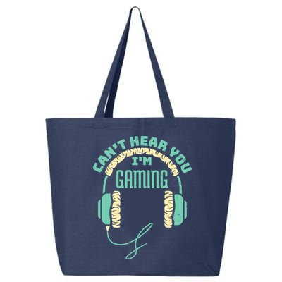 Can't Hear You I'm Gaming Computer and Video Games 25L Jumbo Tote