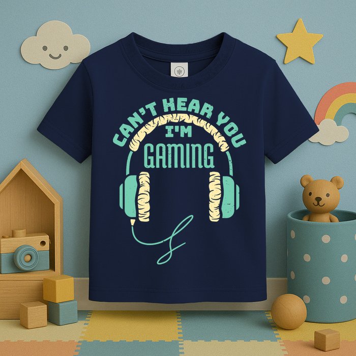 Can't Hear You I'm Gaming Computer and Video Games Toddler T-Shirt