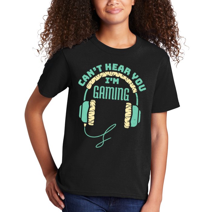 Can't Hear You I'm Gaming Computer and Video Games Kids T-Shirt