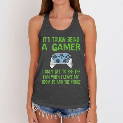 Can't hear you I'm Gaming - Funny Video Gamer Gift Women's Knotted Racerback Tank