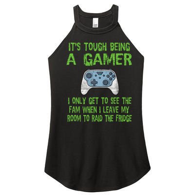 Can't hear you I'm Gaming - Funny Video Gamer Gift Women’s Perfect Tri Rocker Tank