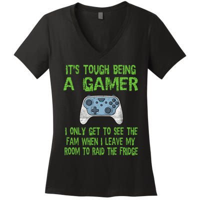 Can't hear you I'm Gaming - Funny Video Gamer Gift Women's V-Neck T-Shirt