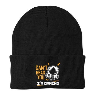 Can't Hear You I'm Gaming Cute Gift Funny Video Gamer Gift Beanie