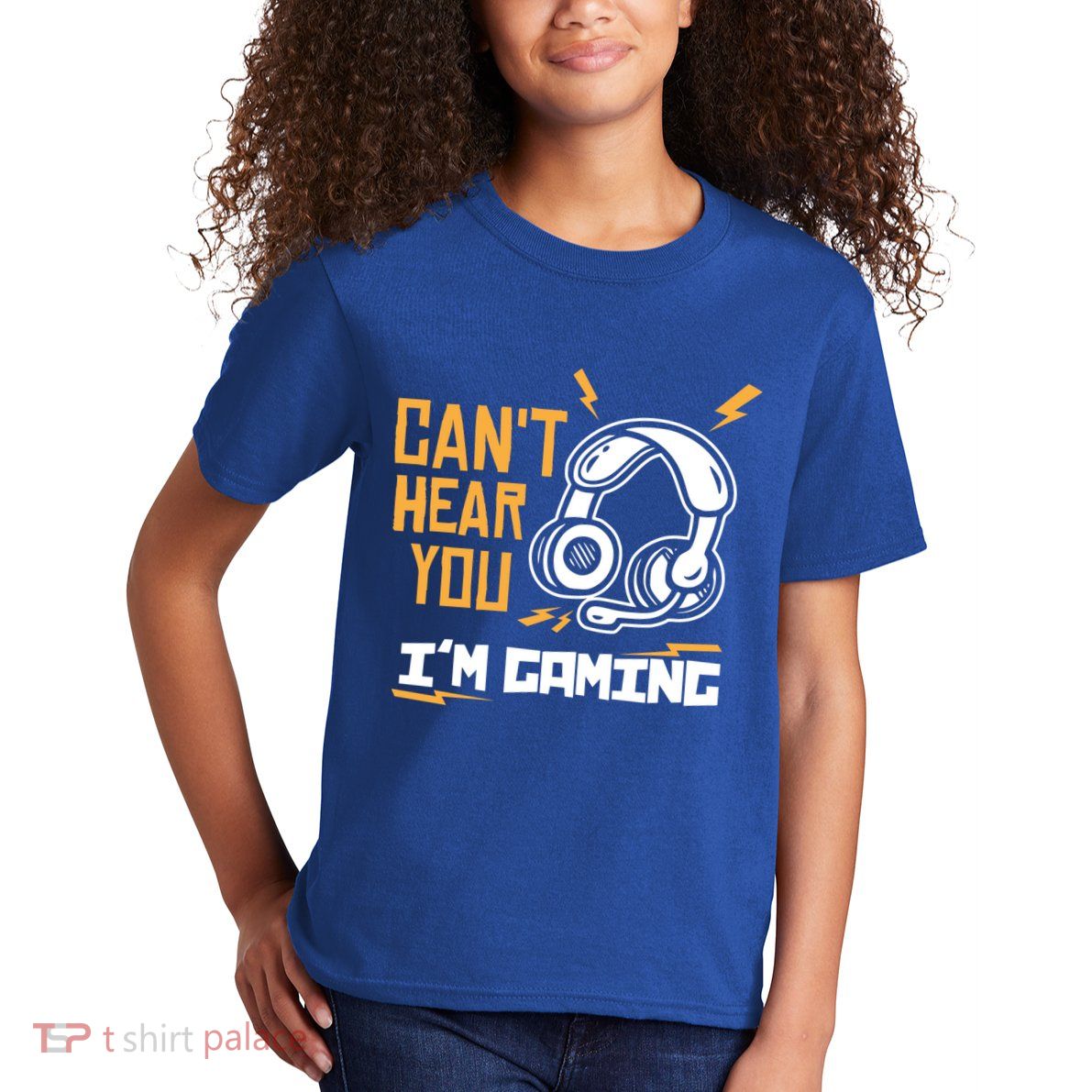 Can't Hear You I'm Gaming Cute Gift Funny Video Gamer Gift Kids T-Shirt