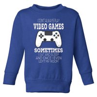 Can't Hear You I'm Gaming Funny Gamer Quote Gift Headset Great Gift Toddler Sweatshirt