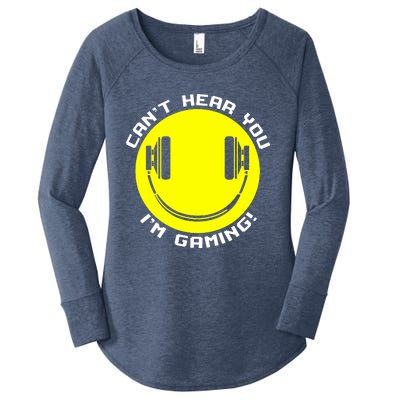 Cant Hear You Im Gaming Women's Perfect Tri Tunic Long Sleeve Shirt