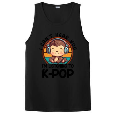 CanT Hear You IM Listening Kpop Merchandise Monkey Great Gift PosiCharge Competitor Tank