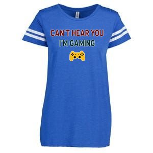 CanT Hear You IM Gaming Gift Enza Ladies Jersey Football T-Shirt