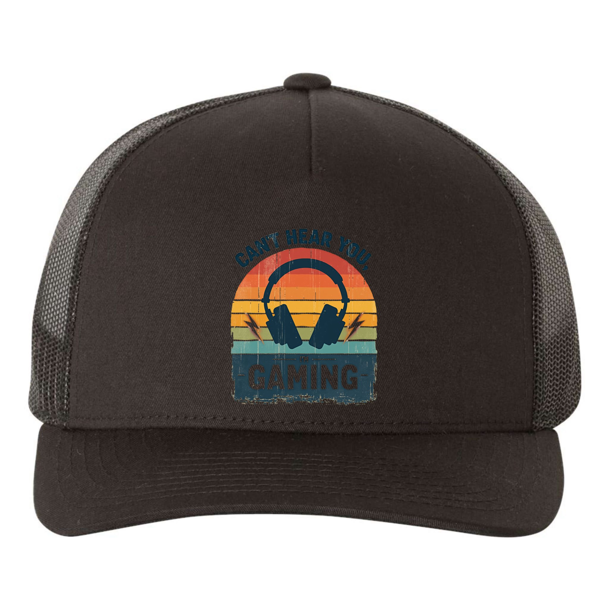 CanT Hear You IM Gaming Retro Vintage Great Gift Yupoong Adult 5-Panel Trucker Hat
