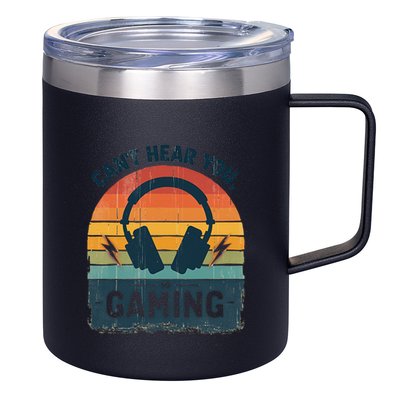 CanT Hear You IM Gaming Retro Vintage Great Gift 12oz Stainless Steel Coffee Mug