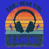 CanT Hear You IM Gaming Retro Vintage Great Gift Tall T-Shirt