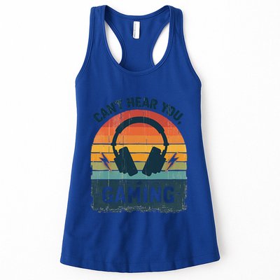 CanT Hear You IM Gaming Retro Vintage Great Gift Womens Tank Top