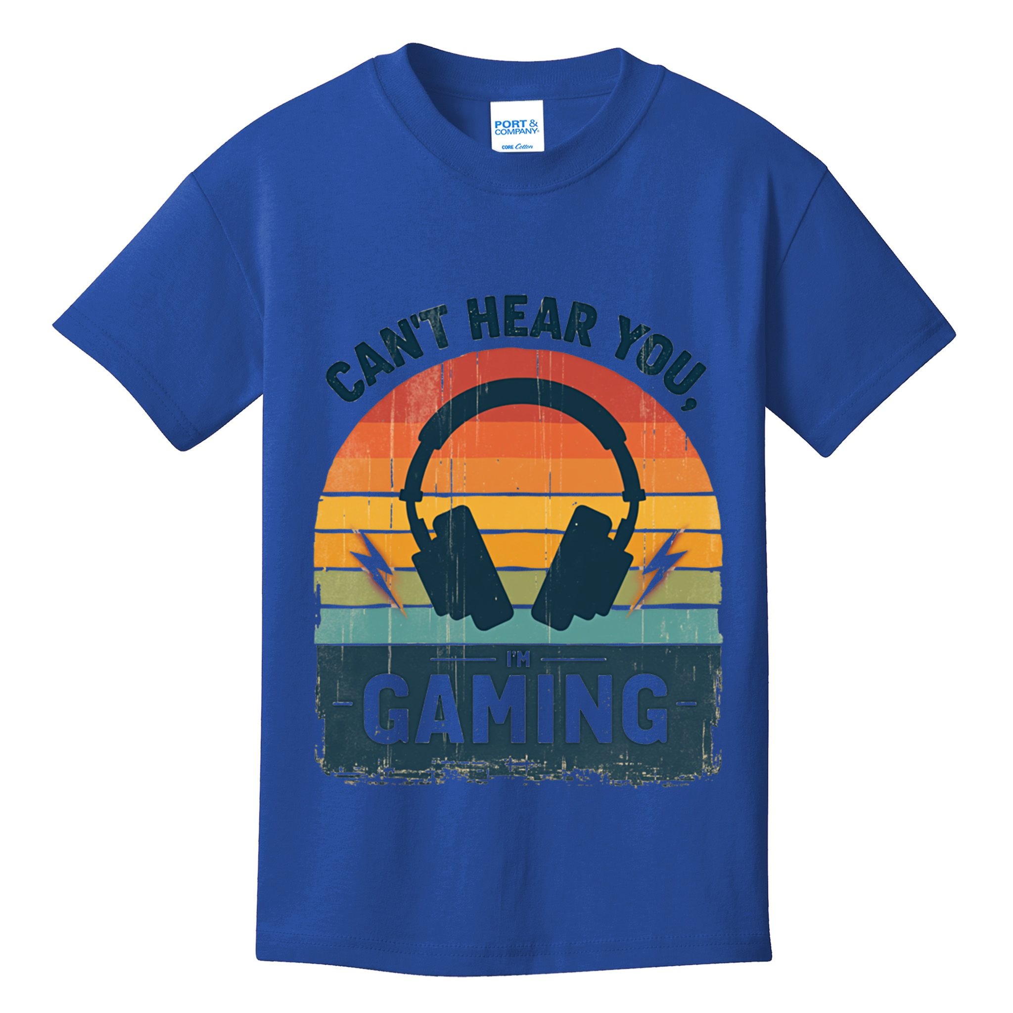 CanT Hear You IM Gaming Retro Vintage Great Gift Kids T-Shirt
