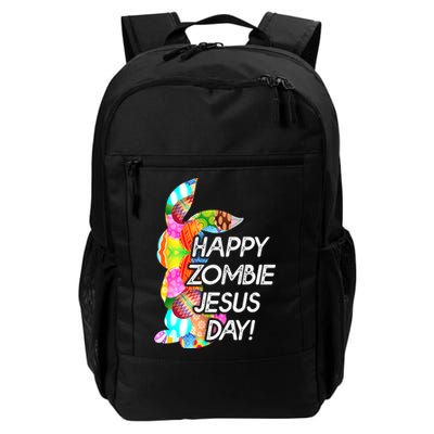 Cute Happy Zombie Jesus Day Easter Bunny For Men Women Backpack