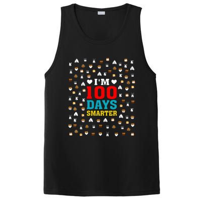 Cute Im 100 Days Smarter Dog Heads 100th Day Of School PosiCharge Competitor Tank