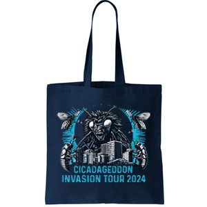 Cicadageddon Invasion 2024 Back Brood Xix & Xiii Tote Bag