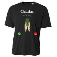 Cicadas Invasion 2024 Cicadas Is Caling Funny Cicada Cooling Performance Crew T-Shirt