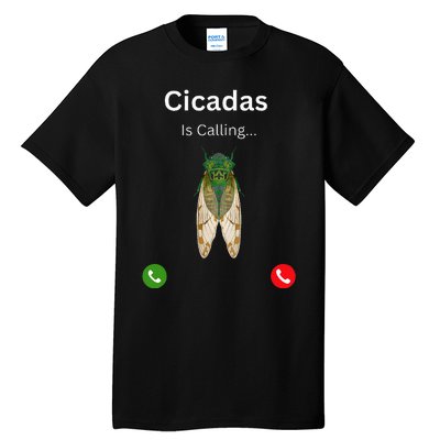 Cicadas Invasion 2024 Cicadas Is Caling Funny Cicada Tall T-Shirt