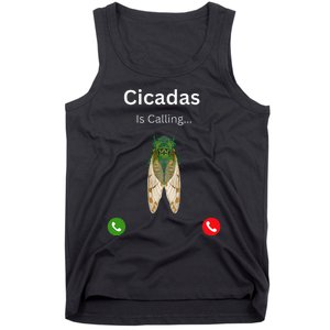 Cicadas Invasion 2024 Cicadas Is Caling Funny Cicada Tank Top