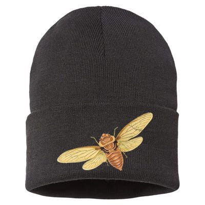 Cicada Insect 2024 Sustainable Knit Beanie