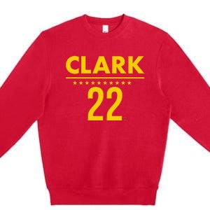 Clark Ind 22 Indiana Basketball Premium Crewneck Sweatshirt