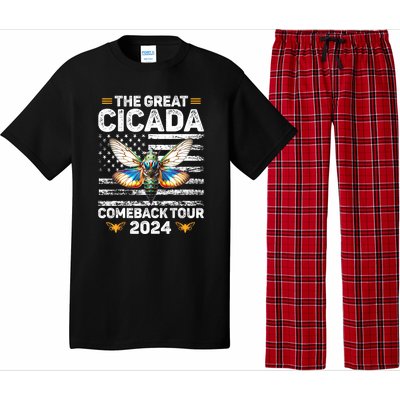 Cicada Invasion 2024 Great Cicada Come Back Tours 2024 Gift Pajama Set