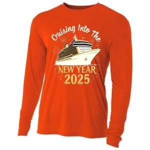 Cruising Into 2025 New Years Eve Cruise Vacation Matching Great Gift Cooling Performance Long Sleeve Crew