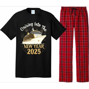 Cruising Into 2025 New Years Eve Cruise Vacation Matching Great Gift Pajama Set