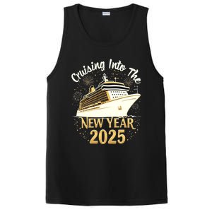 Cruising Into 2025 New Years Eve Cruise Vacation Matching Great Gift PosiCharge Competitor Tank