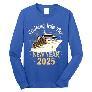 Cruising Into 2025 New Years Eve Cruise Vacation Matching Great Gift Long Sleeve Shirt